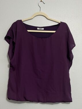 Zeagoo purple blouse size small